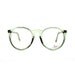 Jade Green transparent Round Vintage Eyeglasses