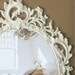Lacey French provencal Mirror,White Baroque, Shabby