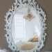 Lacey French provencal Mirror,White Baroque, Shabby