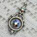 Twilight Bindi in Oxidized Silver Plate