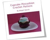 Cupcake Rainbow Pincushion Crochet PATTERN