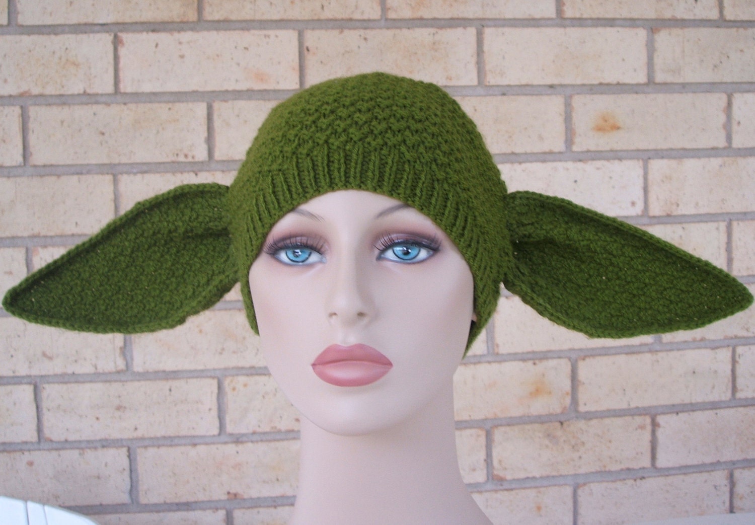 Adult male size yoda hat .