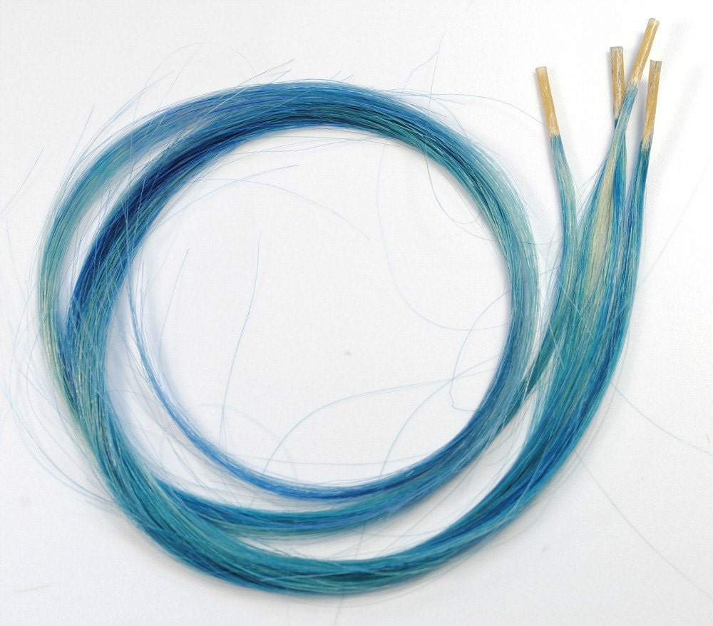 Icy Fortress // I tip Human Hair Extensions / Pre-bonded Keratin / Tie Dye Hair