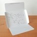 aerogram fold and mail white envelope: deer with antlers
