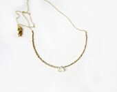 Little prehnite necklace