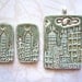 Sage Brush City Ceramic Pendant Set