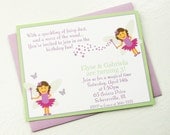 Fairy Birthday Invitations Personalized