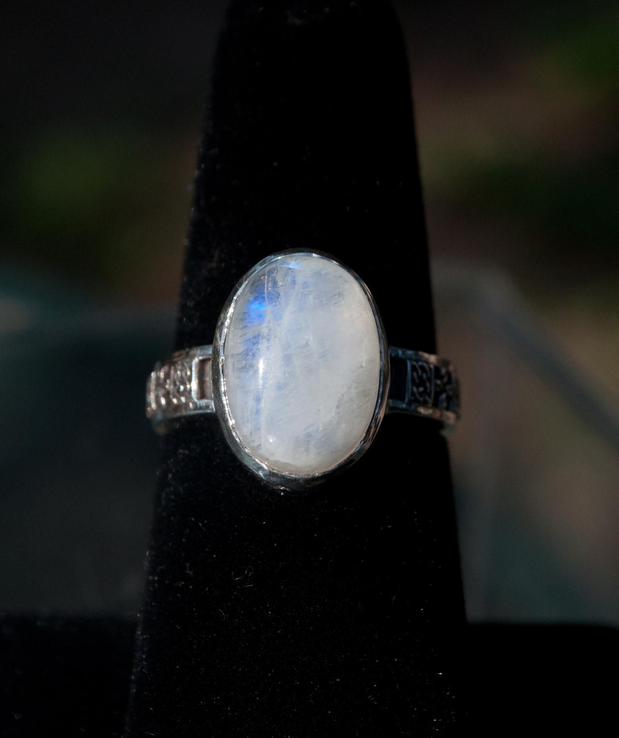 Celtic Moonstone Ring
