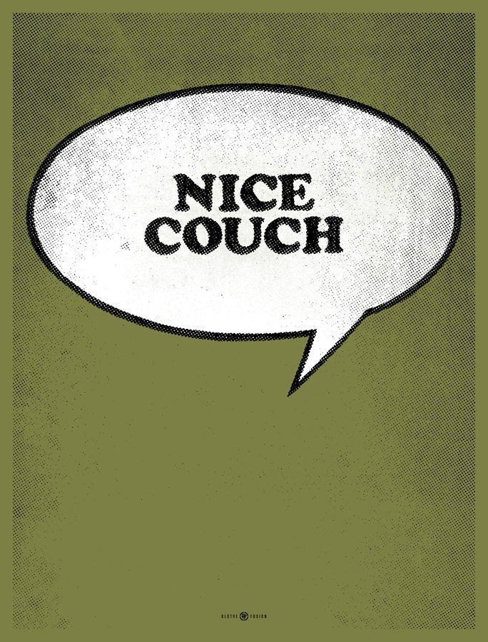Nice Couch screen print