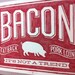 Bacon art print