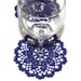 Purple Coasters Doilies Crochet Set of Four