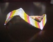 Zig Zag Friendship Bracelet in Sunrise colors