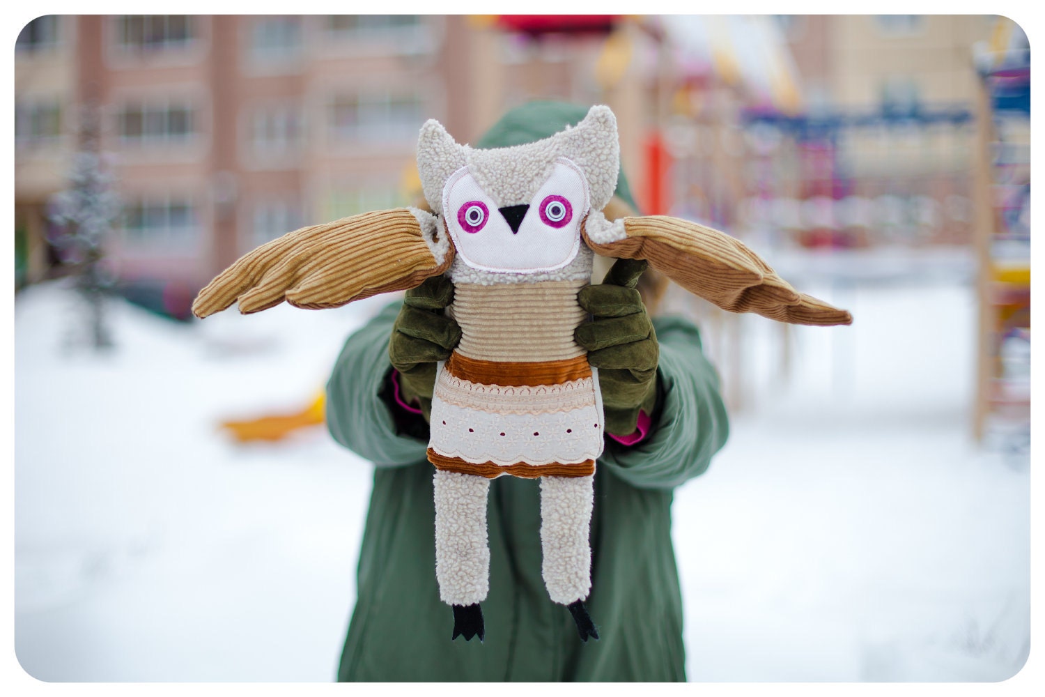Henri Owl, soft toy by  Wassupbrothers.