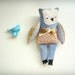 Laura - Little Owl, soft art toy by Wassupbrothers