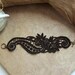 Freesia lace bracelet black