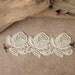 Roses lace bracelet ivory