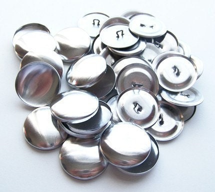 BEST PRICE on ETSY      Aluminum Buttons to cover 1 1/8 inch 45 line size 100 quantity plus tool