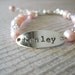 Pink Princess baby bracelet