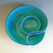 Small Chip and Dip Dish, Veggie Dip, handmade ceramic dish