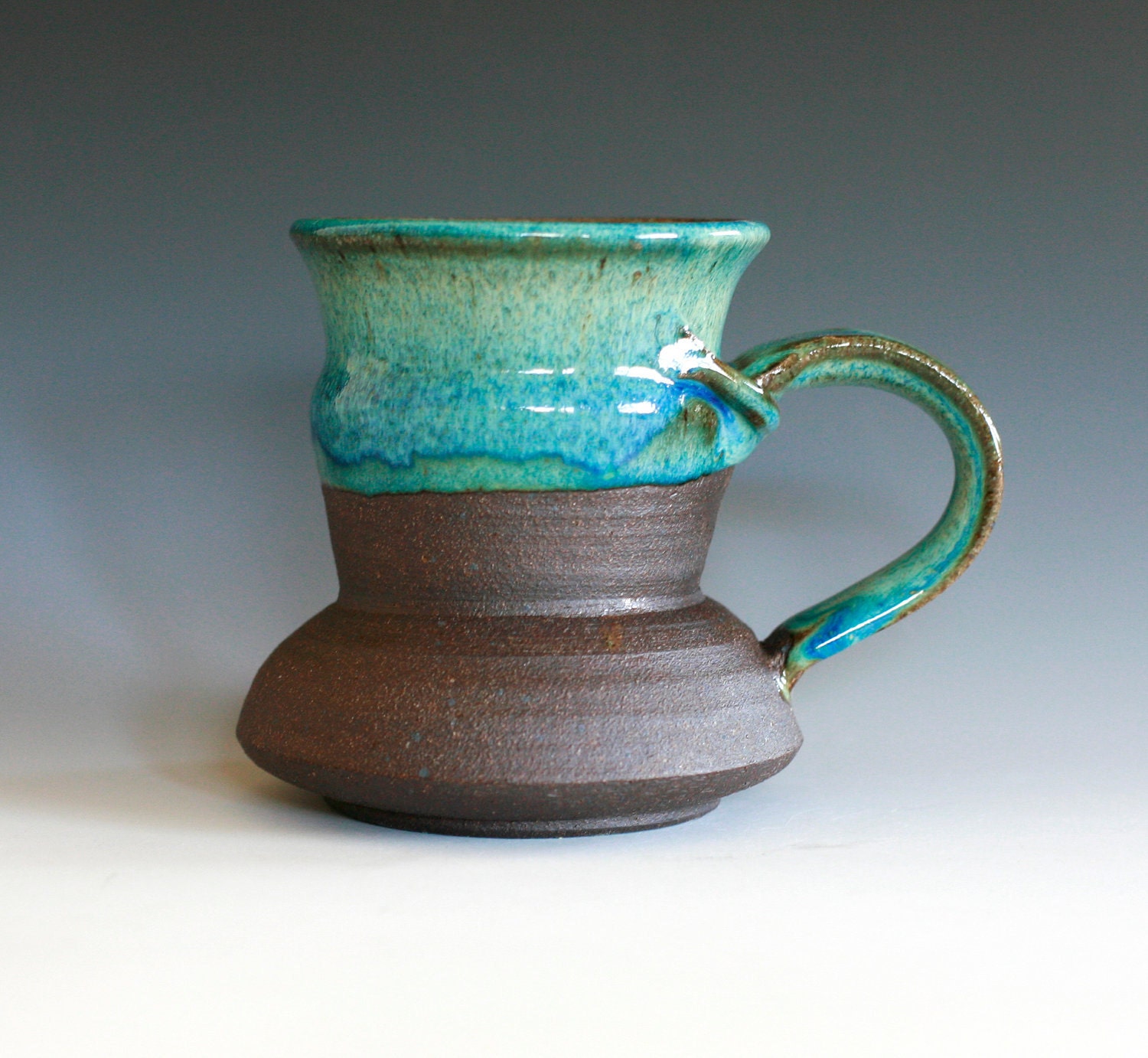 Large Coffee Mug, Holds 16 oz, handmade ceramic cup, ceramic stoneware mug, coffee cup