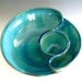 Chip and Dip, handmade ceramic dish, ceramics and pottery