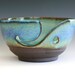 Yarn Bowl, handmade stoneware pottery,handmade ceramic yarn bowl, 6.75" wide 3.5" tall, READY TO SHIP