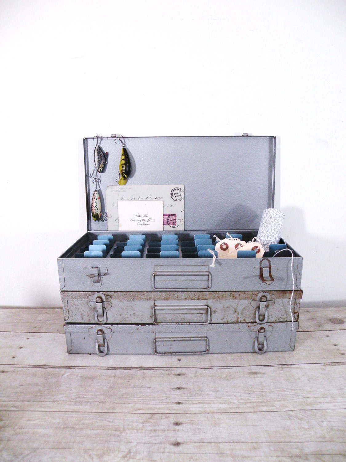 vintage metal box