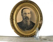 antique framed watercolor