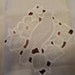 Hold For Carole, Vintage Runner/Towel, White on White Embroidery, Bird Design