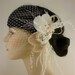 Wedding Hair Accessory, Feather Fascinator, Bridal Fascinator, Bridal Hair accessory, Bridal Veil, Wedding Veil
