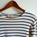 Vintage L.L. Bean French Sailor's Boat Neck Shirt Women's M