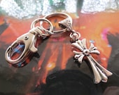 Christian Key Chain - Cross Key Chain - Swivel Clip