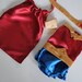 0-3 month photo prop wonder woman costume in satin reserved listing for Teresa