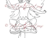 Fairy Foxia On Mushroom