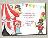 Carnival Thank You Card - Carnival Themed Birthday - Printable Design Il_170x135