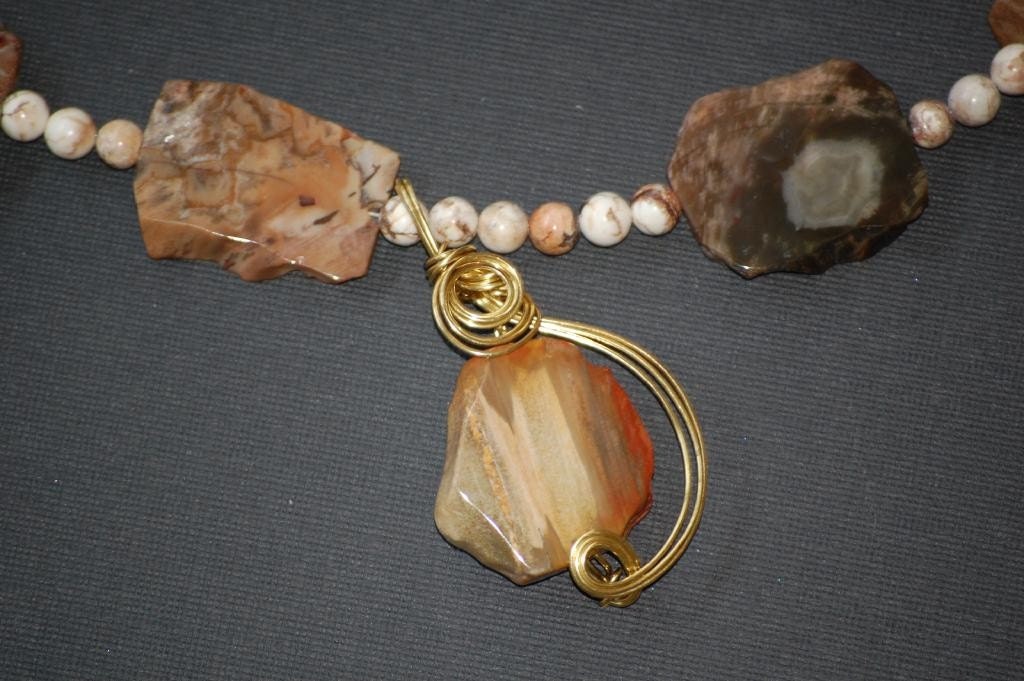 Petrified Wood Necklace