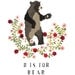 B is for Bear- Archival Art print