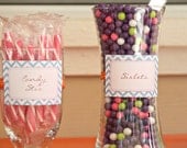 Labels - Chevon Cupcake - DIY Printable
