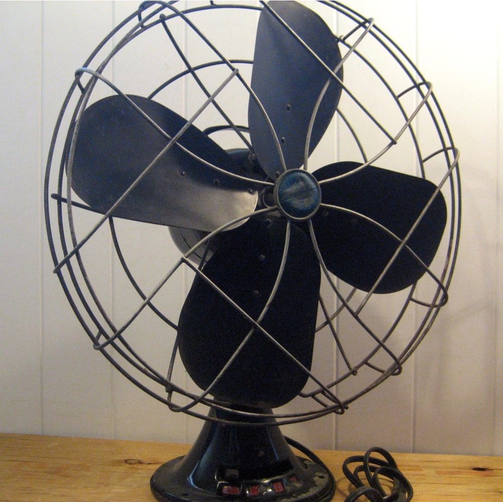 Vintage EXTRA LARGE Emerson Electric Fan by rovervintage on Etsy