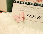 12 Butterfly Birthday Invitations - Shabby Chic w/envelopes Il_170x135