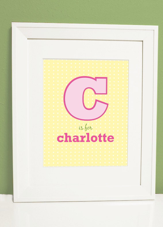 8 x 10 - Personalized Wall Art Print - Name print Il_170x135