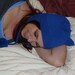Custom Order - Blue Kitty Hat