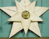 Wooden Star Beach House Wall Art Inside Outside - 32 to 36 Inches