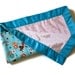 Baby Girl Blanket with Flannel Puppy Dogs in Pink and Blue
