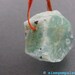 ReDuCeD PrIcE AQUAMARINE RaW Nugget Hexagon Bead. Beautiful color. 1 pcs. 96.79 cts. 23x24x17mm (EM257)