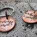 Harry Potter Penny - Mischief Managed - Hand Stamped Penny (choice of keychain, necklace or cell charm) -Made to Order-