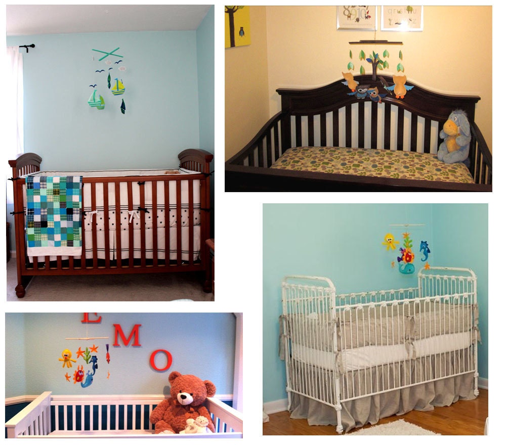 Baby Crib Mobile - Baby Mobile - Mobile - Crib mobiles - Felt Mobile - Nursery mobile - " Under the Sea " design
