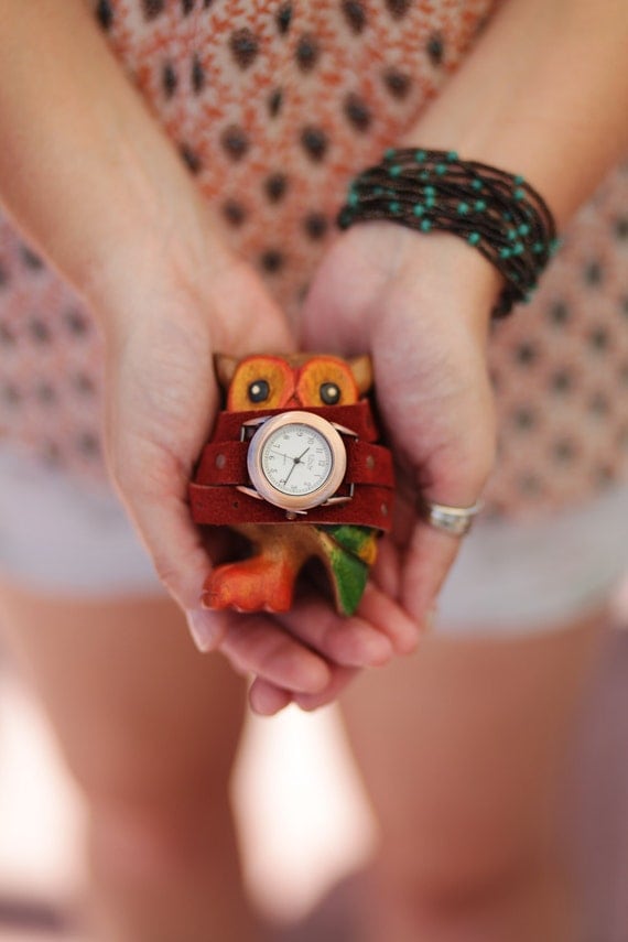 Copper Wrap Around Watch