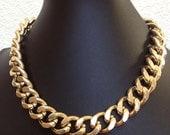 Freedom, Large Chunky Gold Chain, Super Light Gold