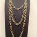 Bella, Long Chunky Gold Triple Chain
